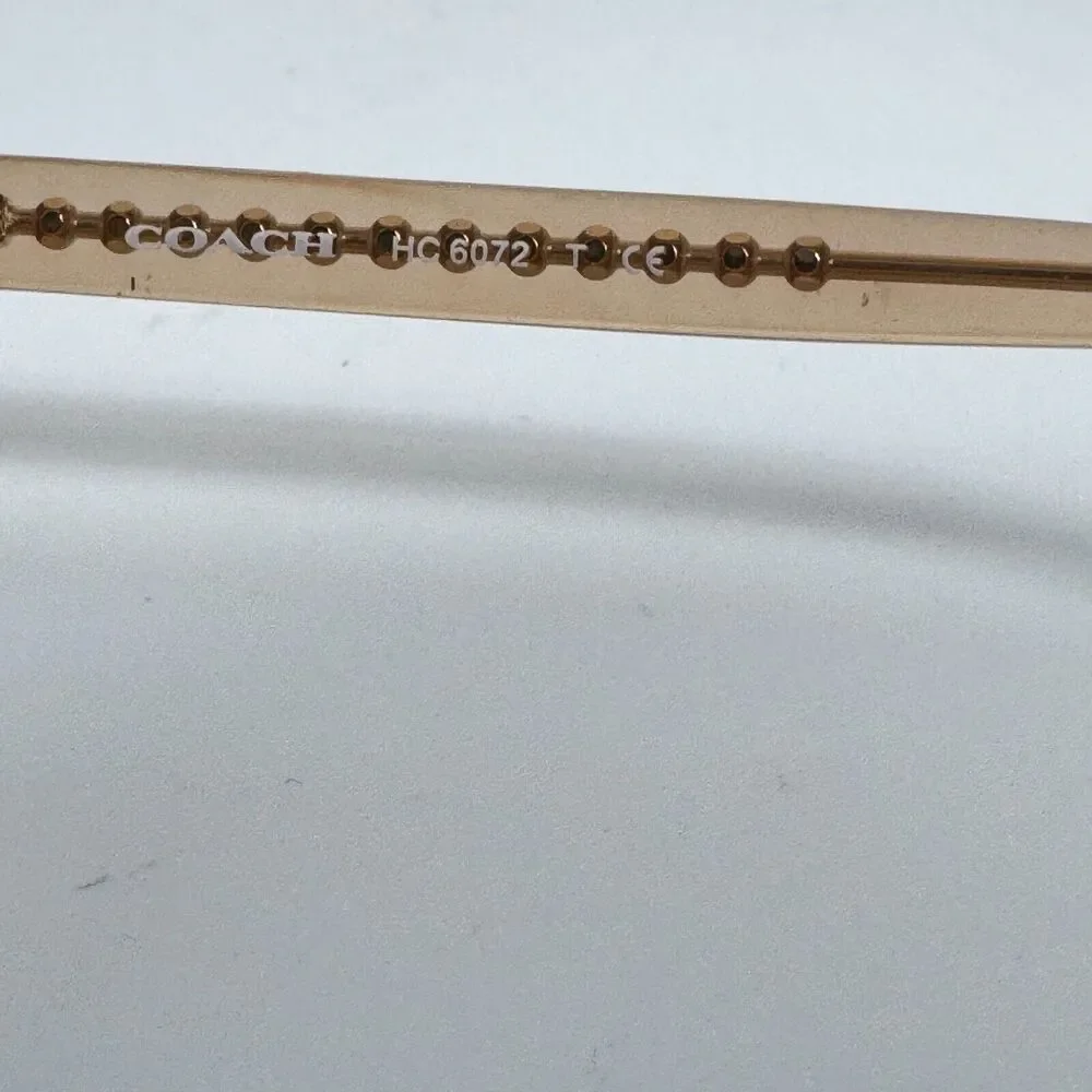 Coach‎ New York HC6072 5328 Brown Crystal 52-17-135 Eyeglasses Frame H15965